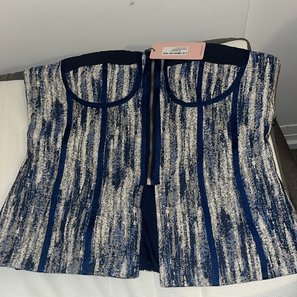 Zipper strapless corset (Micas) - Picture 3 of 4